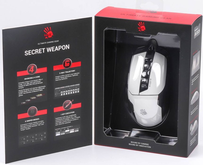 Продам миш A4Tech Bloody W70  Max USB White