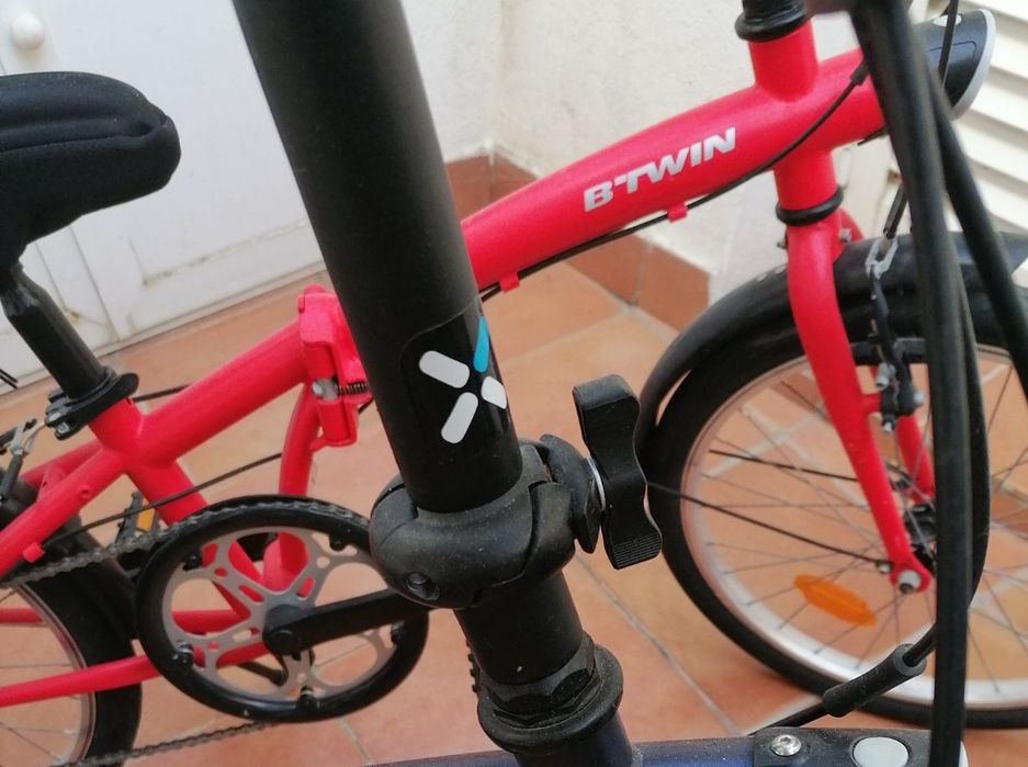 Bicicleta dobrável como nova
