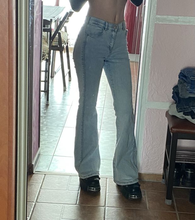 Джинсы flared bootcut xs клеш