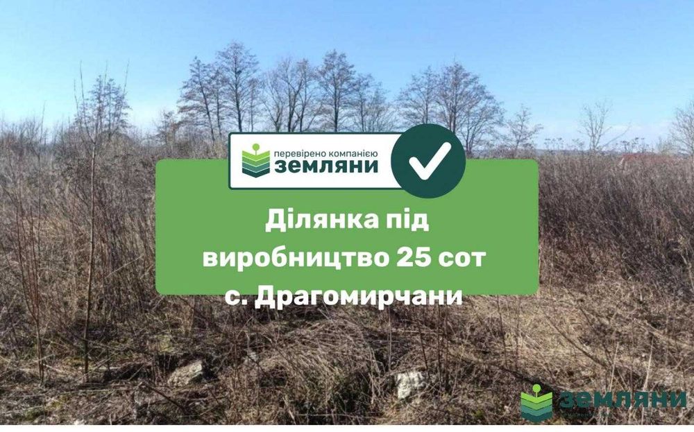 Ділянка під виробництво 25 сот Драгомирчани (17)