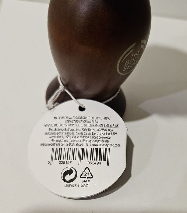 The Body Shop Чоловіча дерев'яна щітка для гоління. Помазок  гоління