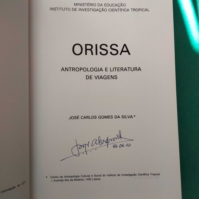 Orissa - Antropologia e Literatura... - José Carlos Gomes da Silva