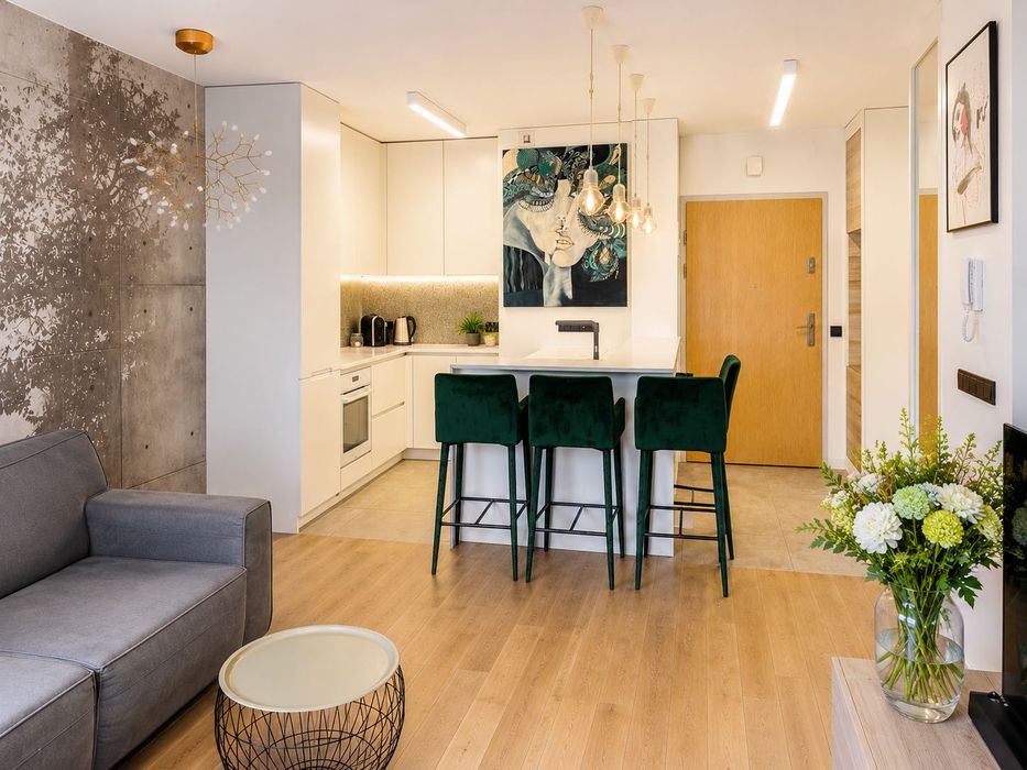 Praska | 2 pokoje - 45 m² przy Parku Dębnickim |wysoki standard | balkon 10 m² | garaż| BEZ PROWIZJI