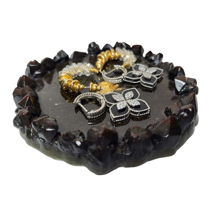 Подставка для украшений из эпоксидной смолы 10 см  ручная работа