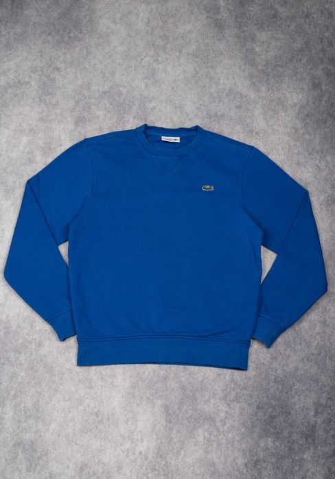 Męska Bluza Hoodie Sportswear Original Lacoste Basic Casual Blue