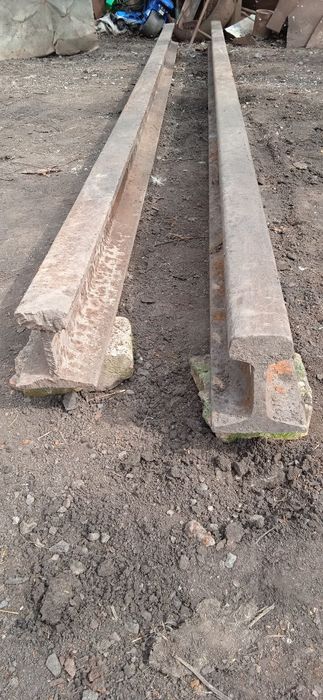 Рейки залізничні (рельси) 2 штуки по 4 м