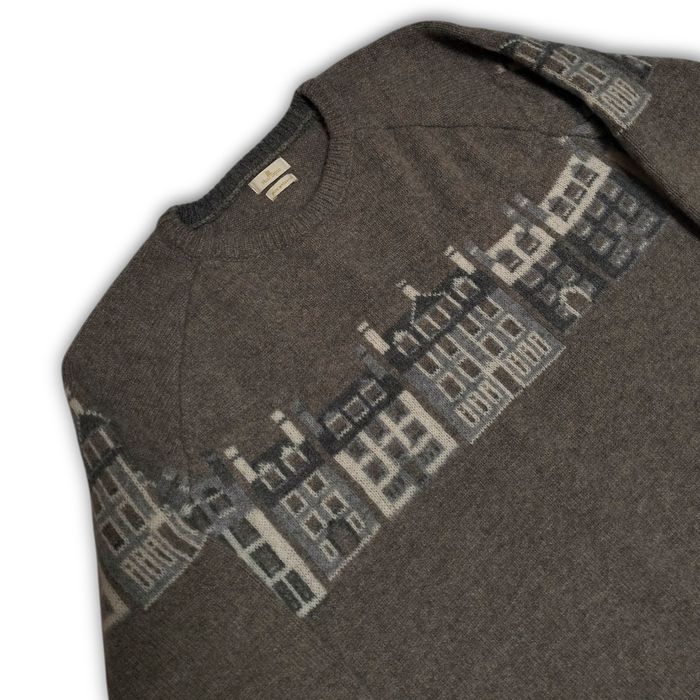 munrospun cityscape sweater pure lambswool intarsia