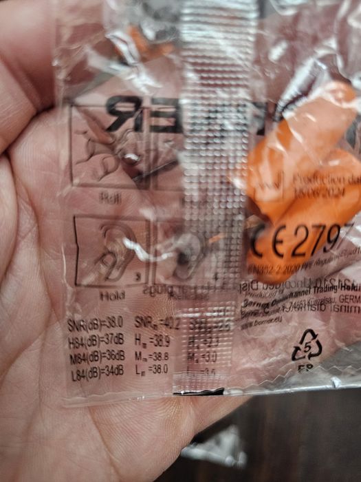 Stopery do uszu zatyczki 25 opakowań