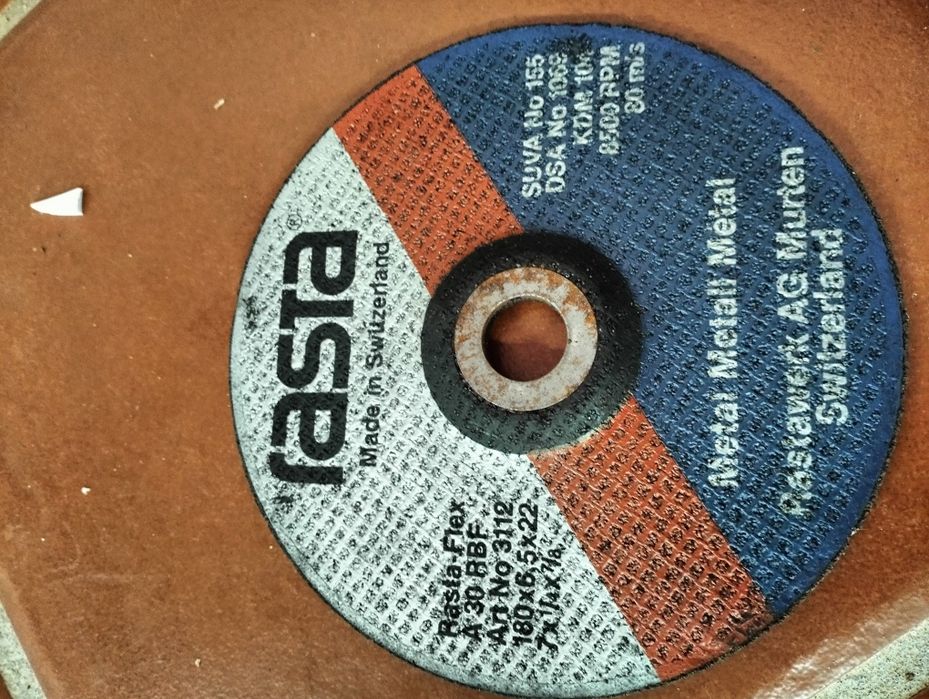 Discos rebarbar ferro  tamanho grande