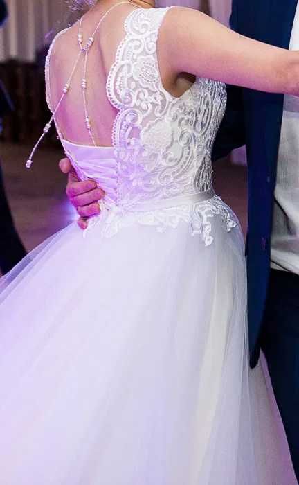 suknia ślubna księżniczka rozmiar 36