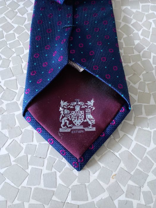 Krawat 100% silk M&S