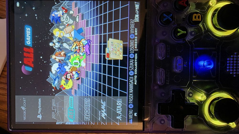 Konsola retro R36 ultra 128gb 40tys gier 4 cale ekran
