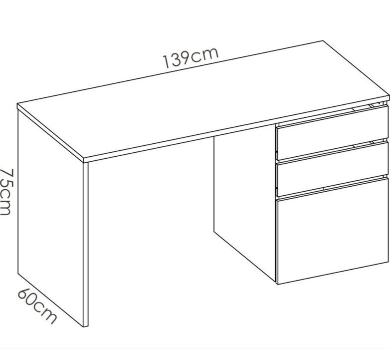 Secretária / Mesa de escritório branca