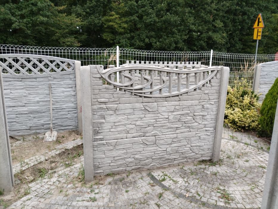 Ogrodzenie, płoty, beton, przęsła, ogrodzenia betonowe