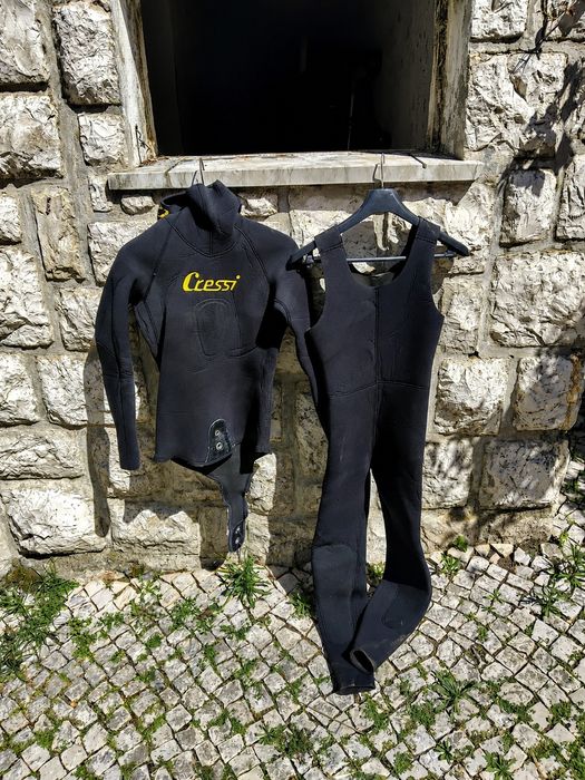 Fato cressi caça submarina