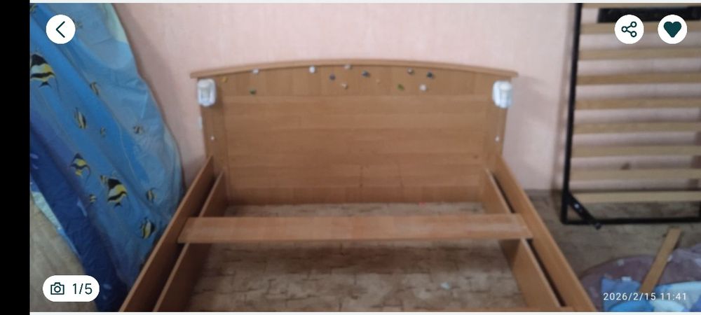 Продам кровать деревянную