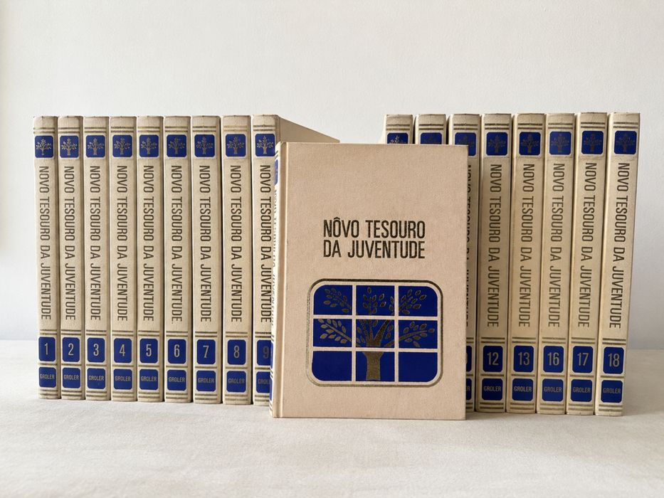 Enciclopedia Novo Tesouro da Juventude (18 volumes)