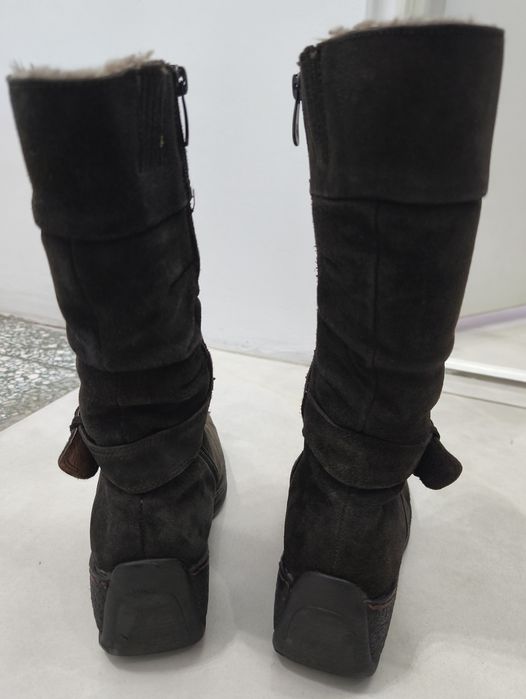 Kozaki damskie zamsz 39