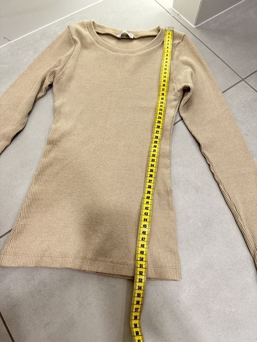 Bluzka z dkugim rękawem XXS beżowa pakuten