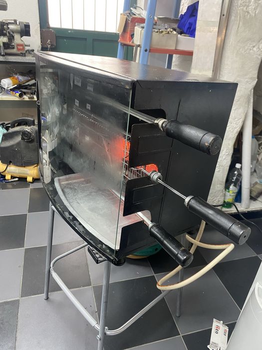 Grelhador a gaz sem fumo