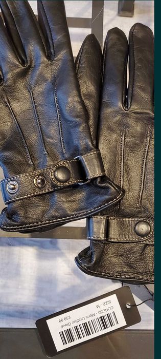 Шкіряні чоловічі рукавиці