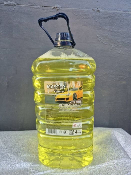 Омивач скла літній зимовий 4л Дистильована вода