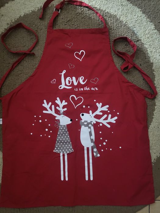 Fartuch świąteczny, fartuch kuchenny  Boże Narodzenie.  Home & You.