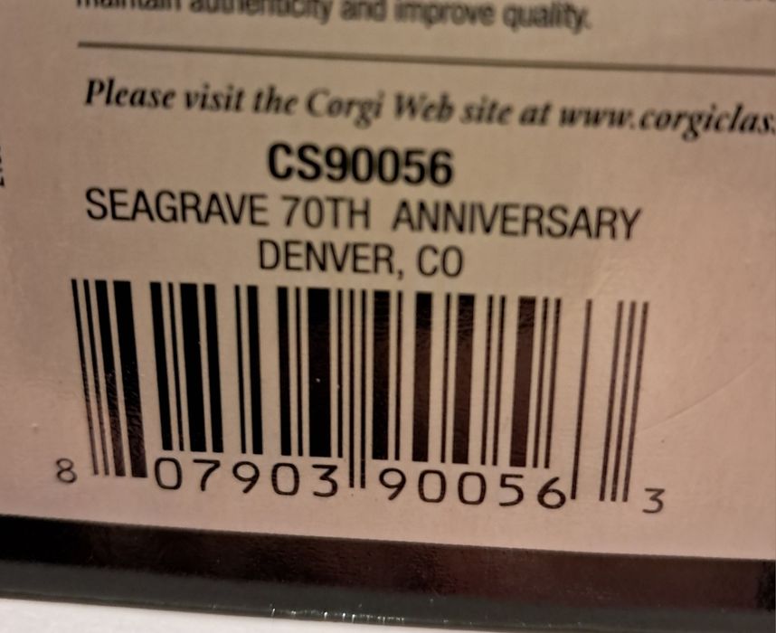 Corgi Fire Heroes 1/43, Camiões de Bombeiros