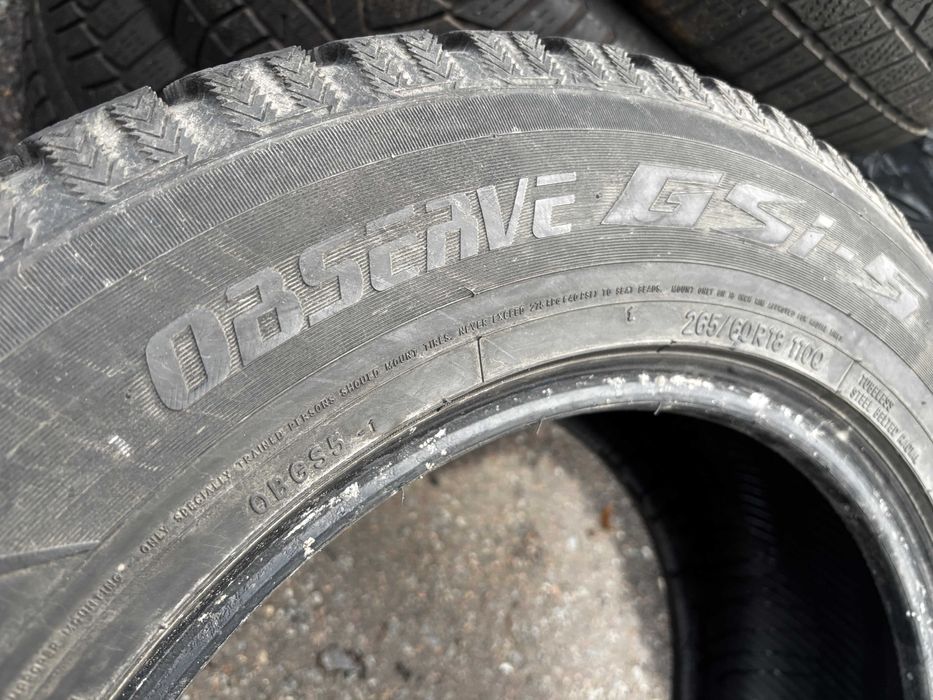 265-60-R18 TOYO OBSERVE GS5i = одна штука зимней резины GERMANY 2023