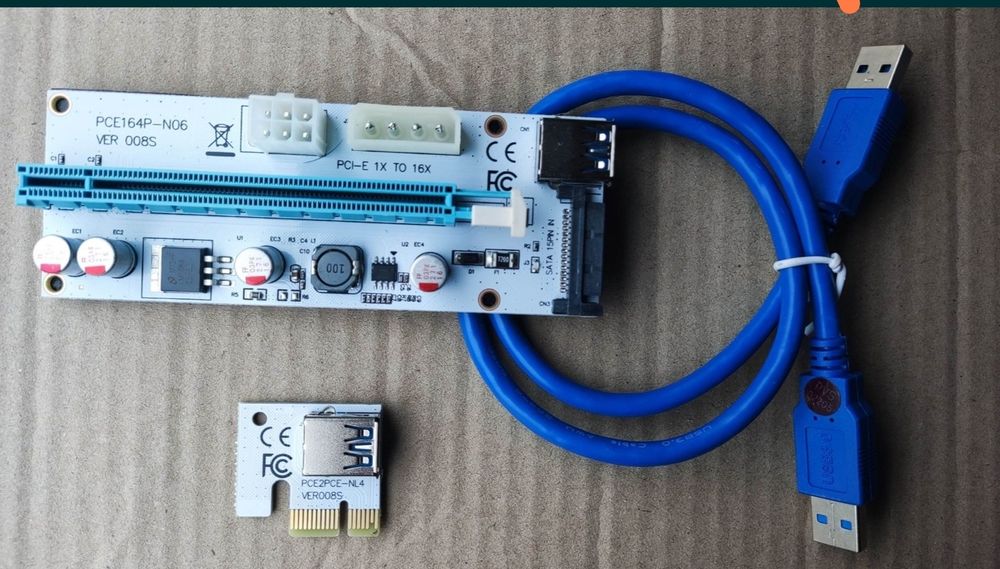 Райзер 008S универсальный - MOLEX/SATA/6pin sata молекс серверный 6pin