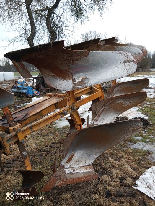 Pługi obrotowe huard 3 skiby