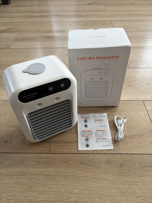Przenośny mini klimatyzator wentylator 500ml z nawilżaczem powietrza