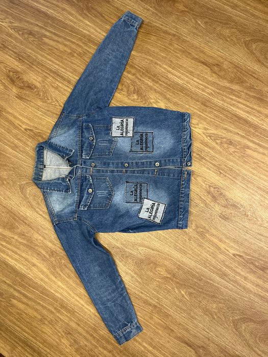 Куртка вітровка джинсова