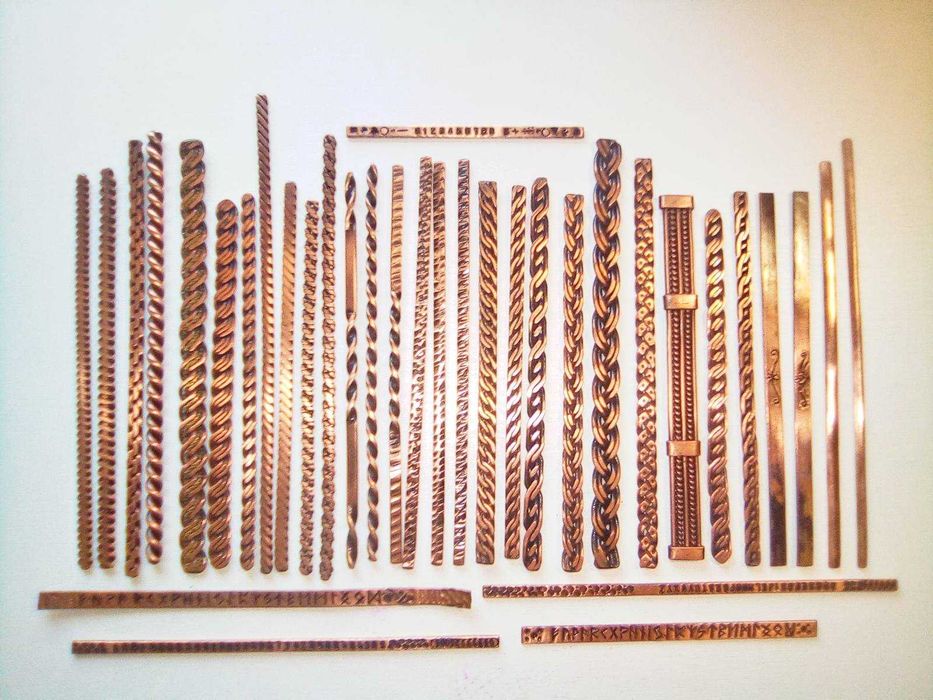 Браслеты ручной работы из меди. Медный браслет.