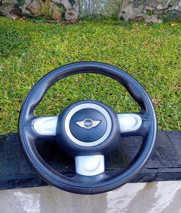 Volante 3 braços com airbag mini