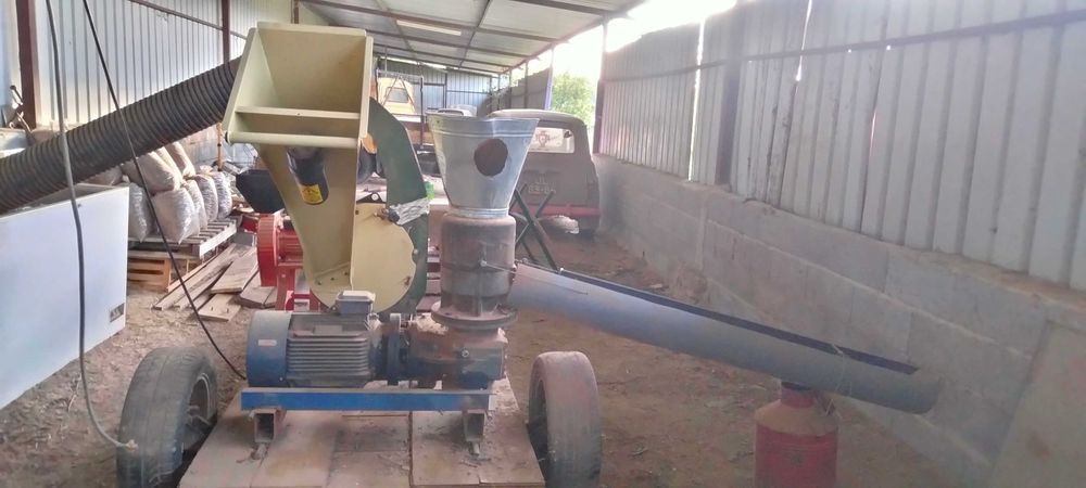 Mini linha de produção de pellets