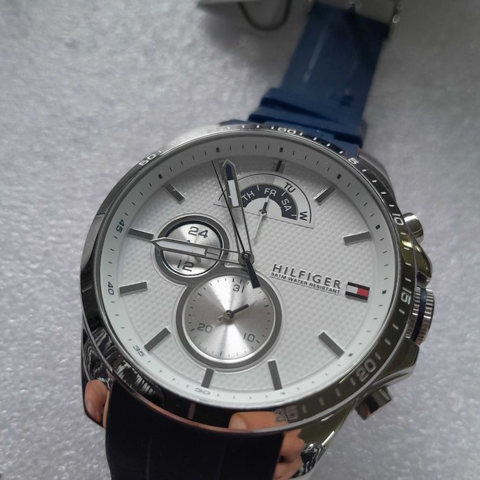 Чоловічий годинник Tommy Hilfiger Decker 1791349 (White/Blue)