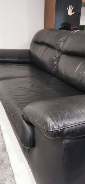 Sofá 100% pele irrepreensível