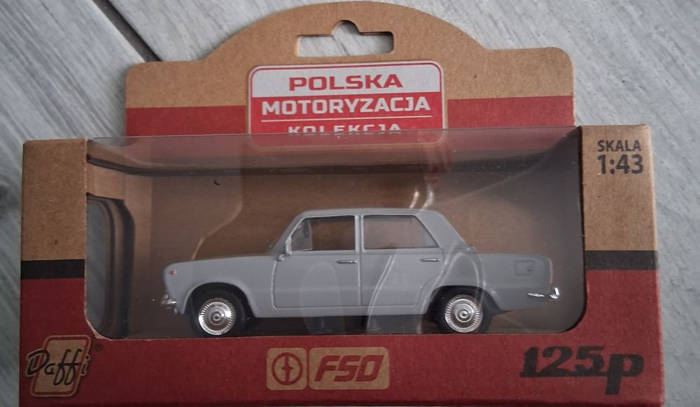 Fiat 125p model 1:43 Nowy Polska Motoryzacja Kolekcja FSO