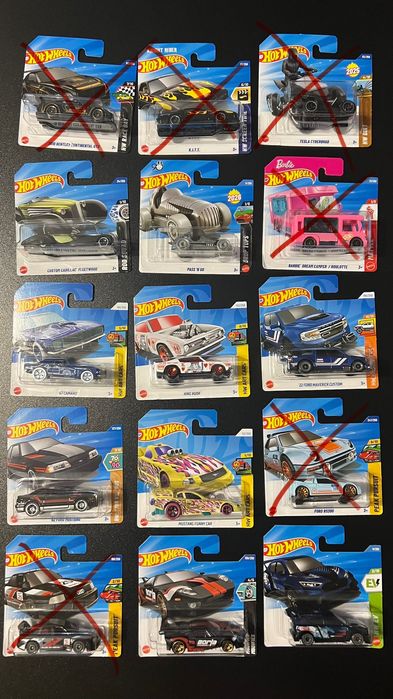 Hot Wheels likwidacja kolekcji, wszystko po 8