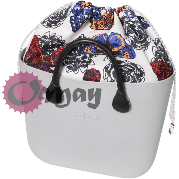 organizer OBAG STANDARD WOREK motyle komin szary 2 kieszenie OMAY.pl