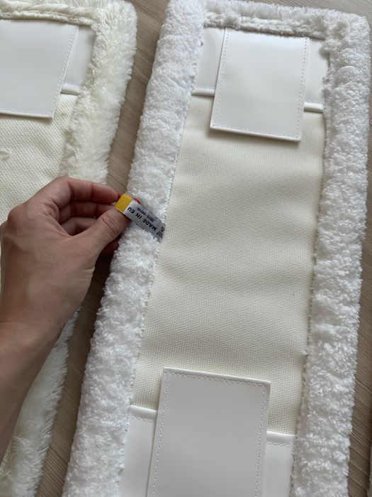 Stopa podłogowa do mopa Raypath,poduszka do Raypath, beżowa do drewna, biała do płytek, biała nova