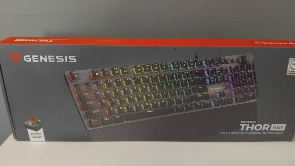 Genesis Thor 401 RGB – klawiatura mechaniczna gamingowa