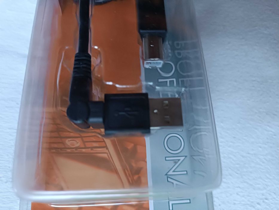 Kabel USB 2.0 A/B obrotowy 360 stopni długość 1,5m SCHWAIGER