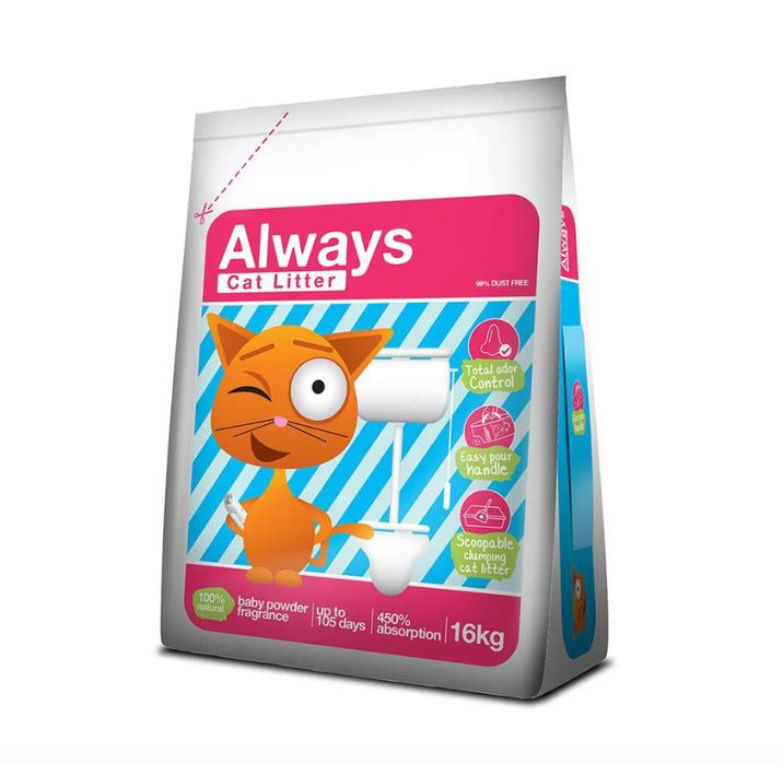 Areia Always Auto Aglomerante