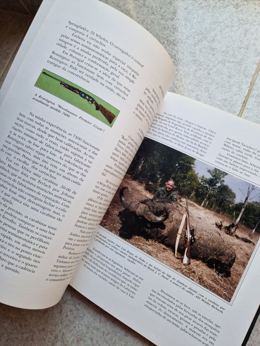 Livro  Carabina Caça Grossa em Portugal