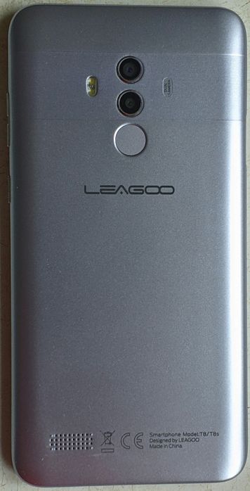Смартфон LEAGOO T8,Android 8.1, 2/16Gb,5.5",FHD+,4G,13Mp,3080mAh,grey