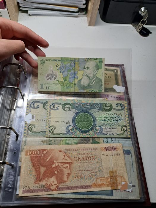 Banknoty zagraniczne różne