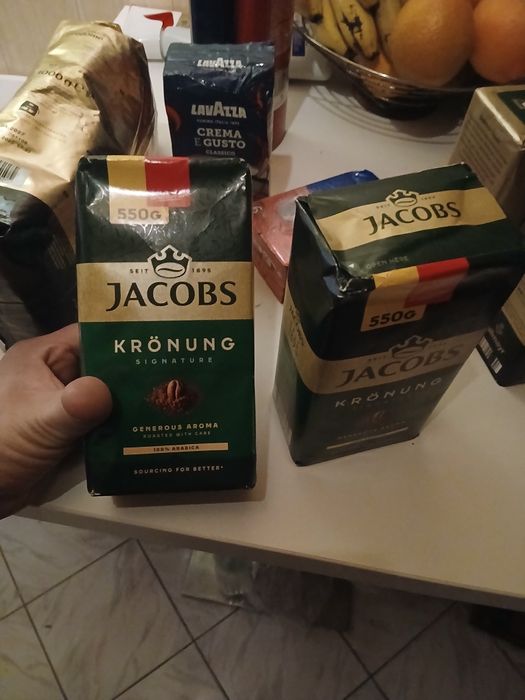 Kawa sypana mix Jacobs, dallmayr, lavazza.  1kg, 500g,250g