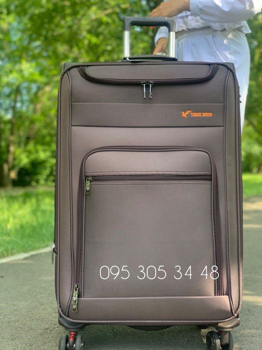 Чемодан Three Birds L, большой 115 литров с расширением